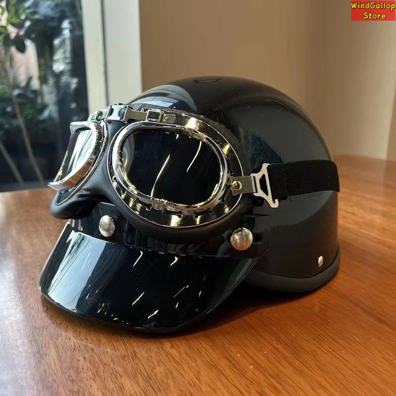 Motorcycle helmet retro breathable 3C certification electric car half helmet four seasons riding men women helmet summer
Motorcycle helmet retro breathable 3C certification electric car half helmet four seasons riding men women helmet summer