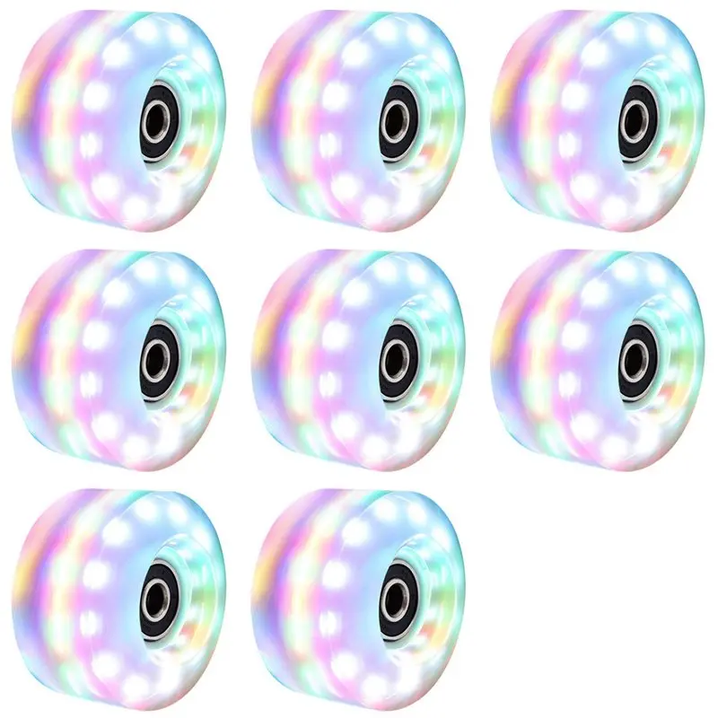 L71A 8 Pcs Roller Skate Wheels 58Mm X 32Mm Luminous Quad Roller Skateboard Roller Skates Light Up Wheels Colorful
L71A 8 Pcs Roller Skate Wheels 58Mm X 32Mm Luminous Quad Roller Skateboard Roller Skates Light Up Wheels Colorful