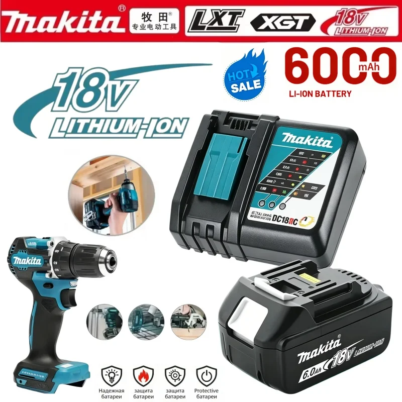 Outdoor Work Special Makita 18V 6.0Ah Rechargeable Battery Weather Resistant Long Standby Power Tool Lithium Battery
Outdoor Work Special Makita 18V 6.0Ah Rechargeable Battery Weather Resistant Long Standby Power Tool Lithium Battery