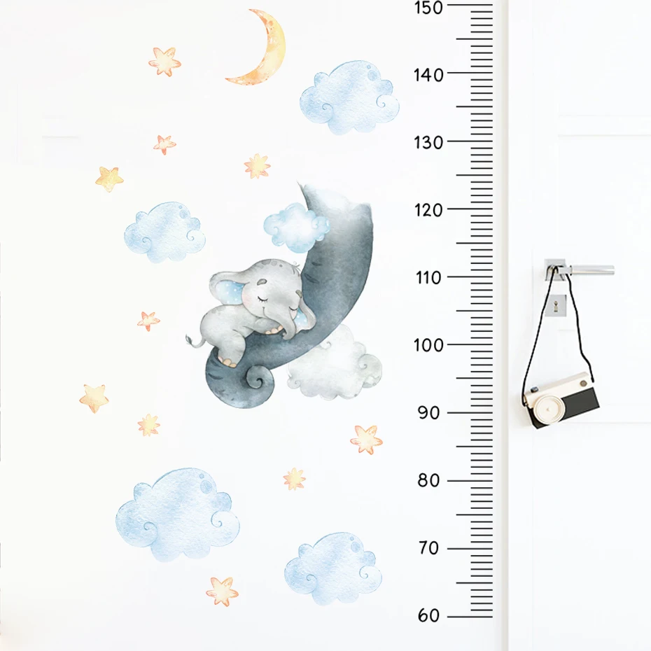 Height Ruler Wall Stickers Animal Elephant Wall Decals Children's Baby Boy Girl Kid Nursery Bedroom Playroom Wall Decor
Height Ruler Wall Stickers Animal Elephant Wall Decals Children's Baby Boy Girl Kid Nursery Bedroom Playroom Wall Decor