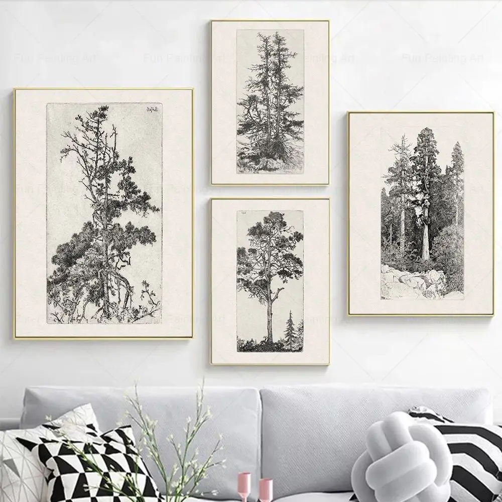 Vintage Botanical Sketch Prints Antique Ink Tree Drawing Poster Forest Canvas Painting Wall Pictures For Living Room Home Decor
Vintage Botanical Sketch Prints Antique Ink Tree Drawing Poster Forest Canvas Painting Wall Pictures For Living Room Home Decor
