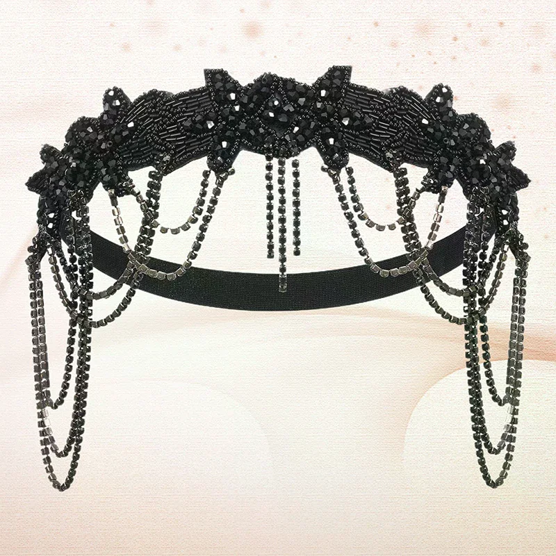 Stylish And Unique Headbands Headgear Prom Hair Accessories Rhinestone Fringed Adjustable Elastic Headpiece
Stylish And Unique Headbands Headgear Prom Hair Accessories Rhinestone Fringed Adjustable Elastic Headpiece