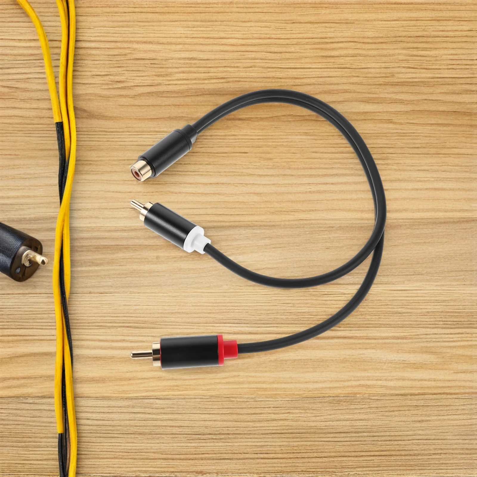 0.3m Gold Plated RCA Female to Dual Male Audio Cable for Car Stereo Speaker Wire Splitter Adapter Y Shaped Extension Cord Car
0.3m Gold Plated RCA Female to Dual Male Audio Cable for Car Stereo Speaker Wire Splitter Adapter Y Shaped Extension Cord Car