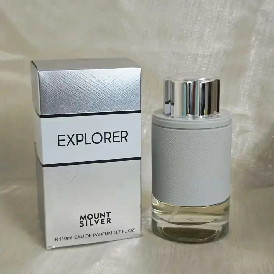 110ml Silver Perfume Eau De Parfum Silver Textured Adventurous Woody Fragrance Long Lasting Masculine Luxury Spray Perfumes
110ml Silver Perfume Eau De Parfum Silver Textured Adventurous Woody Fragrance Long Lasting Masculine Luxury Spray Perfumes