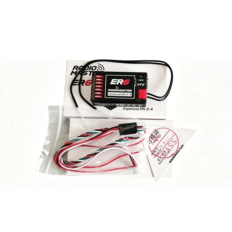 WiFi Upgrade RadioMaster ER6 Receiver, WebUI Configuration, 6 PWM Channel Servo Output for Gas Plane
WiFi Upgrade RadioMaster ER6 Receiver, WebUI Configuration, 6 PWM Channel Servo Output for Gas Plane