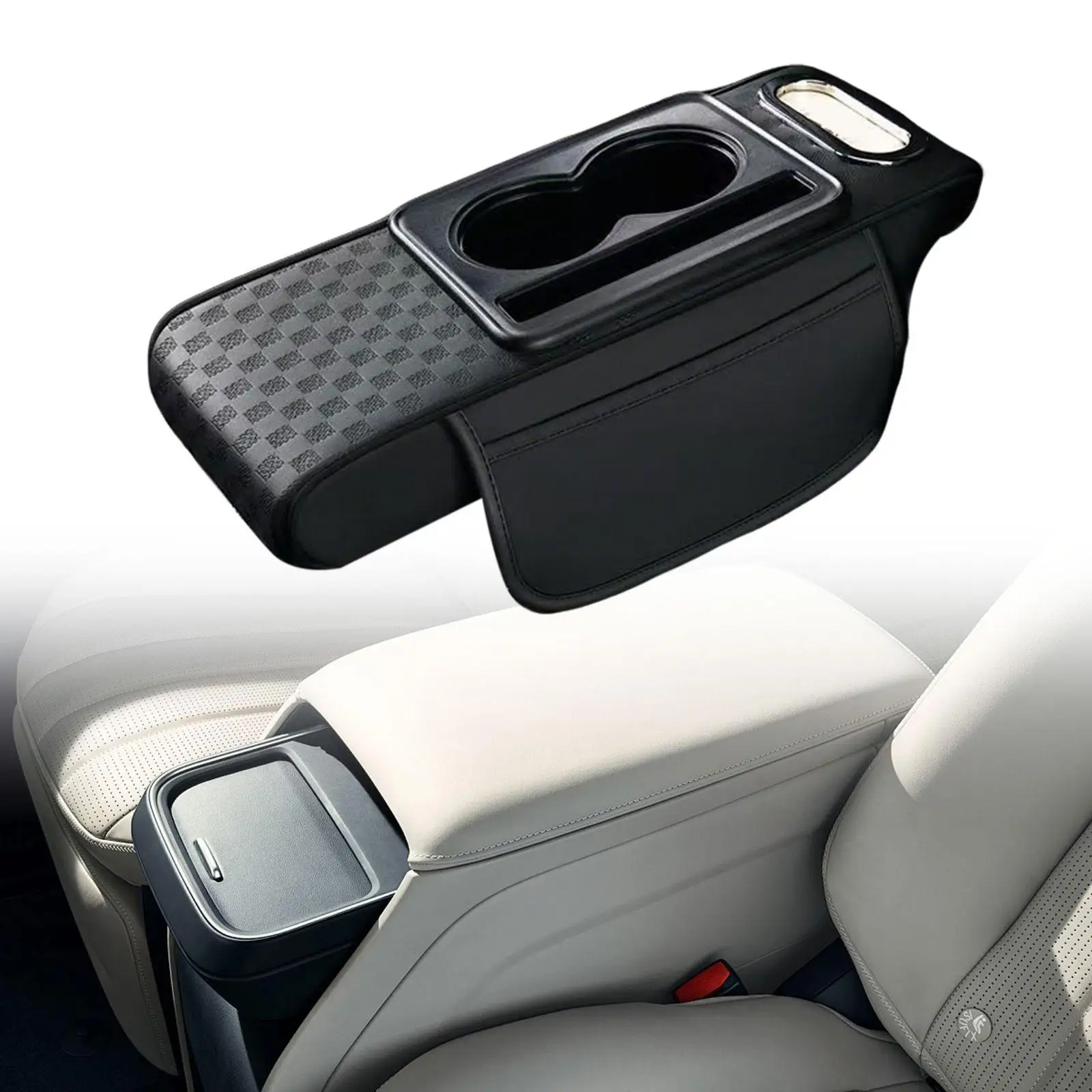 Auto Armrest Cushion Armrest Heightening Pad Leather with Tissue Box Phone
Auto Armrest Cushion Armrest Heightening Pad Leather with Tissue Box Phone