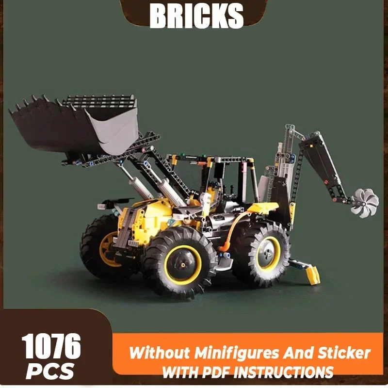 Moc Building Bricks City Car Model C-Model Backhoe Loader Technology Modular Blocks Gifts Toys For Children DIY Sets Assembly
Moc Building Bricks City Car Model C-Model Backhoe Loader Technology Modular Blocks Gifts Toys For Children DIY Sets Assembly
