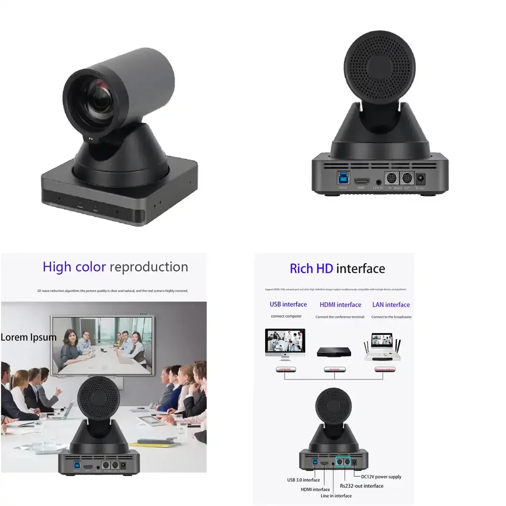 Professional Remote Control Live 360 Degrees Pan Waterproof CMOS Voting Conference System 1080p PTZ USB3.0 Video Conference
Professional Remote Control Live 360 Degrees Pan Waterproof CMOS Voting Conference System 1080p PTZ USB3.0 Video Conference