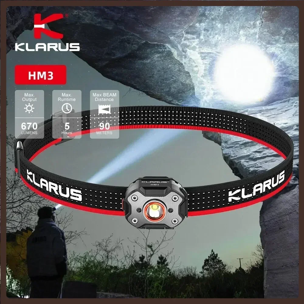 Klarus HM3 Mini USB перезаряжаемый светодиодный налобный фонарь Портативный налобный фонарик для рыбалки и кемпинга - фары с регулируемой яркостью
Klarus HM3 Mini USB перезаряжаемый светодиодный налобный фонарь Портативный налобный фонарик для рыбалки и кемпинга - фары с регулируемой яркостью