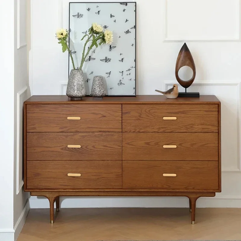 Solid Wood Retro Chest of Six Drawers Living Room Storage Sideboard Cabinet Nordic Bedroom Storage Cabinet
Solid Wood Retro Chest of Six Drawers Living Room Storage Sideboard Cabinet Nordic Bedroom Storage Cabinet