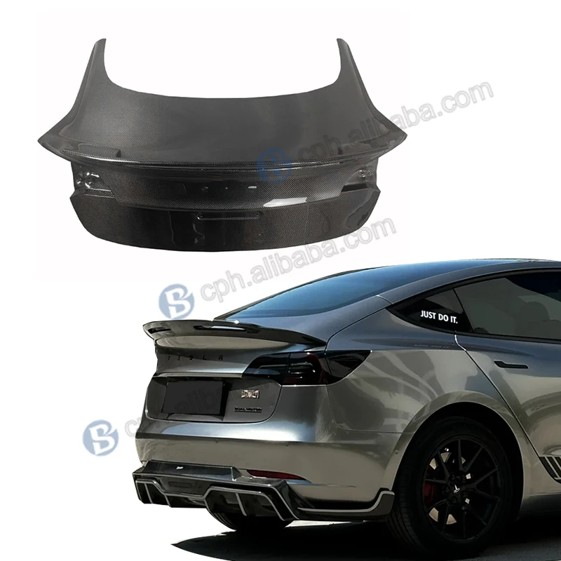 Car Body Kit Parts GT Style Dry Carbon Fiber Rear Tailgate Trunk Lid Cover For Tesla Model 3
Car Body Kit Parts GT Style Dry Carbon Fiber Rear Tailgate Trunk Lid Cover For Tesla Model 3
