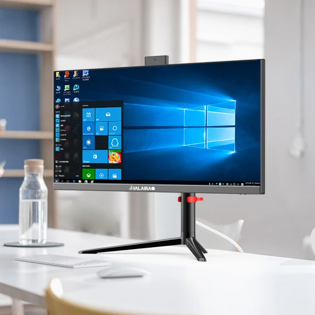 Business All-in-One Pc 30 Inch Adjustable Stand I5 AIO Desktop With Built-in Webcam Mic For Conference Online Teaching