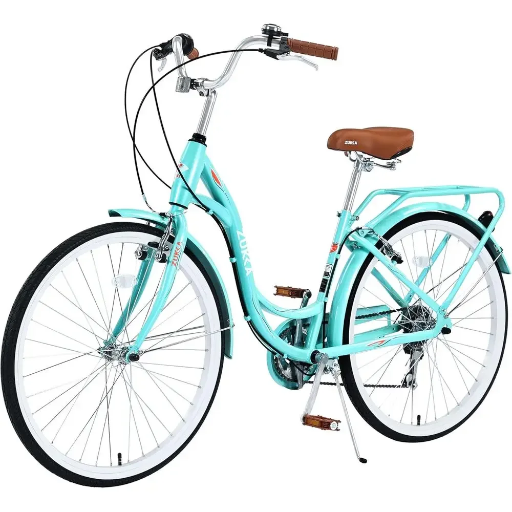 7-Speed 24/26 Inch Women's Beach Cruiser Bike in Pink
7-Speed 24/26 Inch Women's Beach Cruiser Bike in Pink