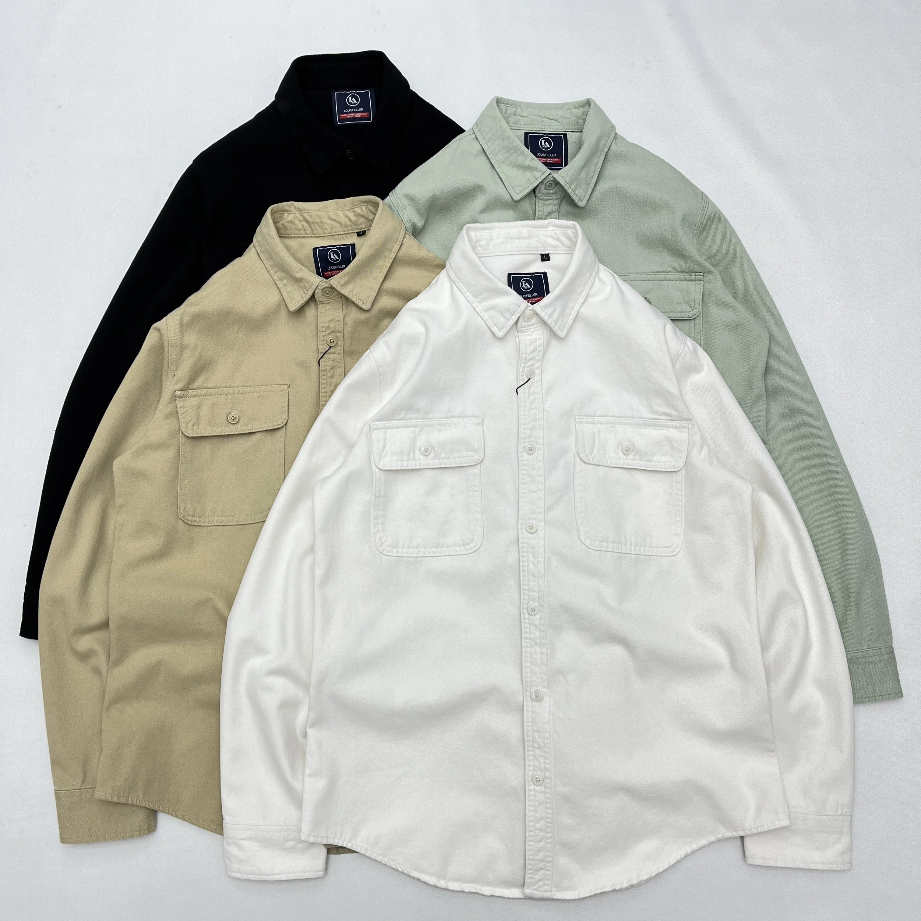 Autumn New Japanese Retro Heavyweight Twill Long-Sleeve Turn-down Collar 100% Cotton Shirt Men's Fashion Washed Casual Blouses
Autumn New Japanese Retro Heavyweight Twill Long-Sleeve Turn-down Collar 100% Cotton Shirt Men's Fashion Washed Casual Blouses