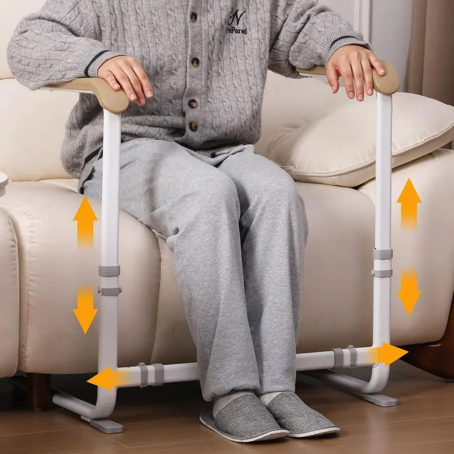 Stand Assist with Handrails, Width and Height Adjustable Stand Assist Aid for Elderly, Up to 400 LBS, Sofa and Chair Lift Assist
Stand Assist with Handrails, Width and Height Adjustable Stand Assist Aid for Elderly, Up to 400 LBS, Sofa and Chair Lift Assist