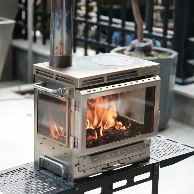 Applicable to Stainless Steel Portable Multifunctional Camping Stove Outdoor Wood-Burning Fireplace Tent Tours Multifuel Heating
Applicable to Stainless Steel Portable Multifunctional Camping Stove Outdoor Wood-Burning Fireplace Tent Tours Multifuel Heating