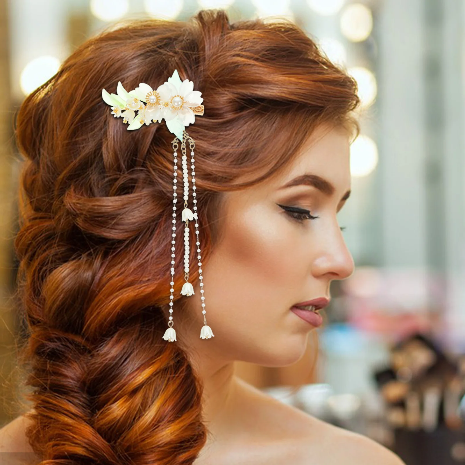 2Pcs Unique Chinese Style Flower Hair Clips Tassel Pearl Decorative Accessories for Women Hair Clip
2Pcs Unique Chinese Style Flower Hair Clips Tassel Pearl Decorative Accessories for Women Hair Clip