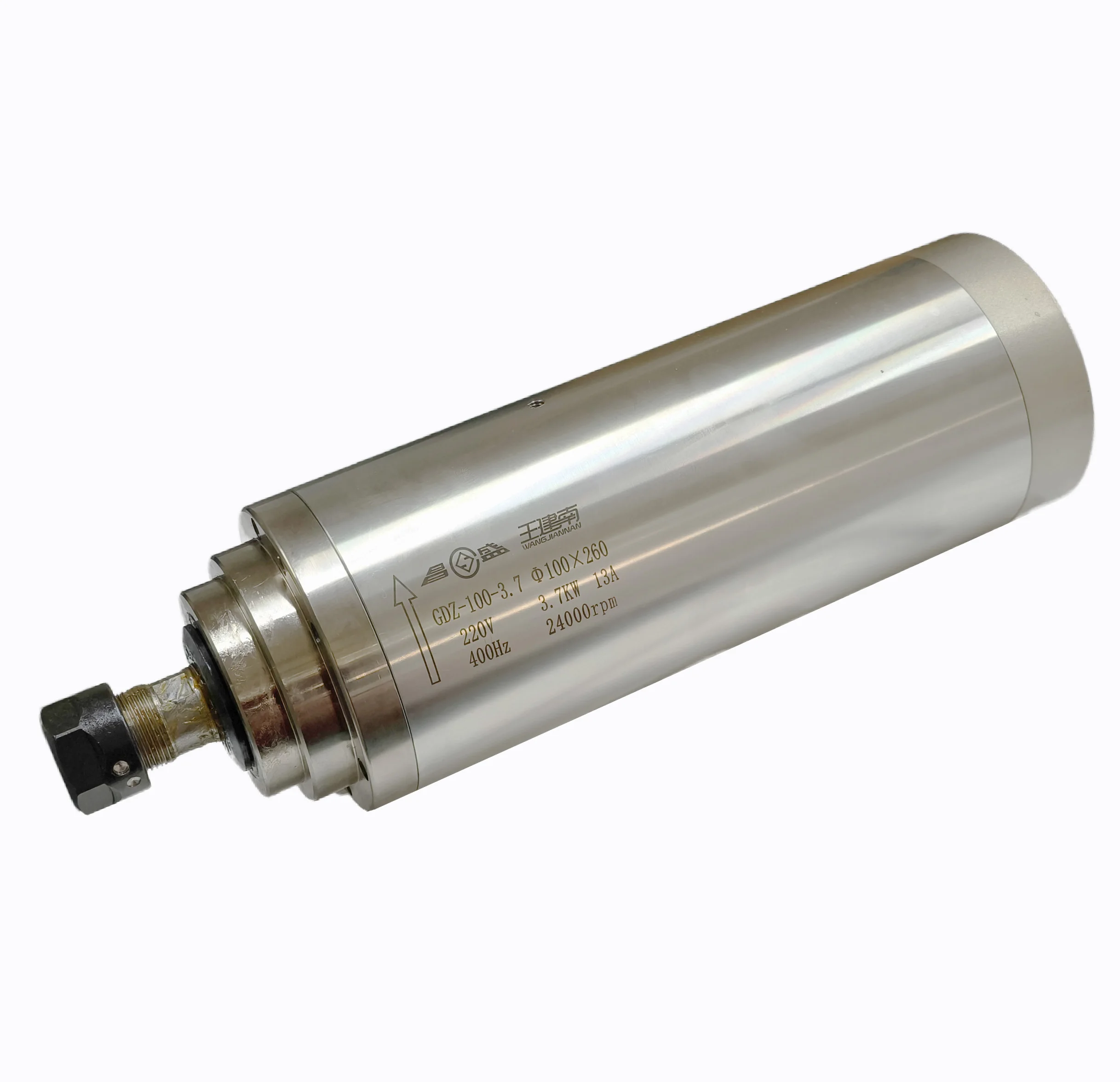 Changsheng GDZ Series 100mm 3.7kw ER20 Watercooling Spindle Motor For Woodworking Machine Tool Spindle
Changsheng GDZ Series 100mm 3.7kw ER20 Watercooling Spindle Motor For Woodworking Machine Tool Spindle