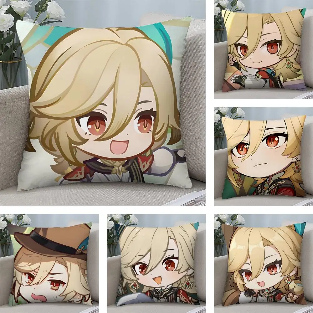Kaveh Cute Genshin Game Cushion Cover Square Pillow Bedroom Sofa Leisure Comfort Living Room Home Decoration 40X40
Kaveh Cute Genshin Game Cushion Cover Square Pillow Bedroom Sofa Leisure Comfort Living Room Home Decoration 40X40