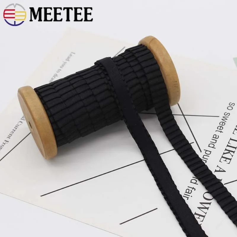 5-10M 13mm Pleated Bra Rubber Bands Laces Trim Sewing Elastic Band Underwear Shoulder Strap Stretch Lace Ribbon DIY Accessories
5-10M 13mm Pleated Bra Rubber Bands Laces Trim Sewing Elastic Band Underwear Shoulder Strap Stretch Lace Ribbon DIY Accessories