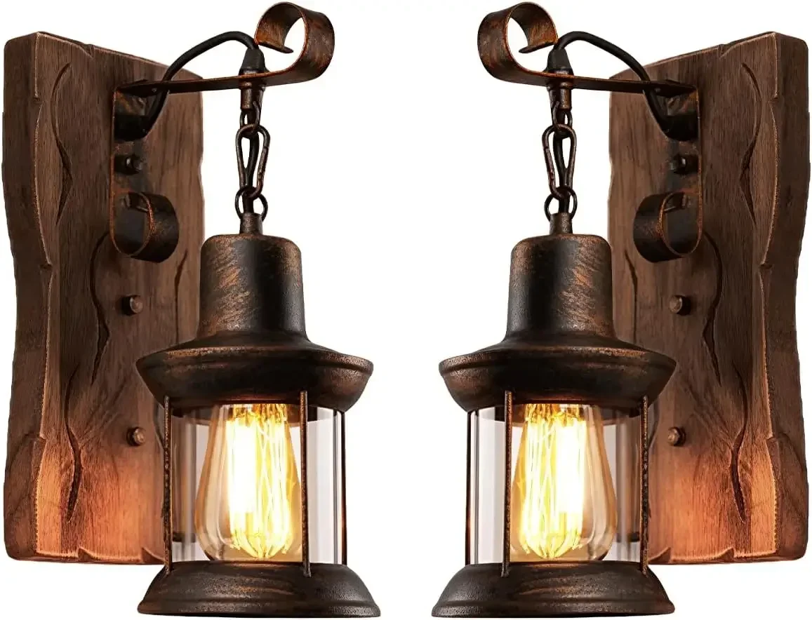 Rustic Wall Sconces, Vintage Wall Sconce, Rustic Light Fixtures, Farmhouse Antique Wooden Wall Lamp for Aisle, Vanity Mirror, Ha
Rustic Wall Sconces, Vintage Wall Sconce, Rustic Light Fixtures, Farmhouse Antique Wooden Wall Lamp for Aisle, Vanity Mirror, Ha
