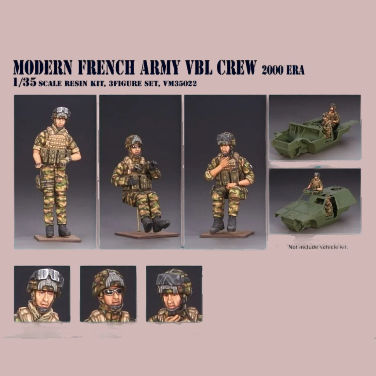 Комплект неокрашенной модели из смолы 1/35, военная тема, экипаж французской армии (3 человека), в разобранном виде, неокрашенный GK
Комплект неокрашенной модели из смолы 1/35, военная тема, экипаж французской армии (3 человека), в разобранном виде, неокрашенный GK