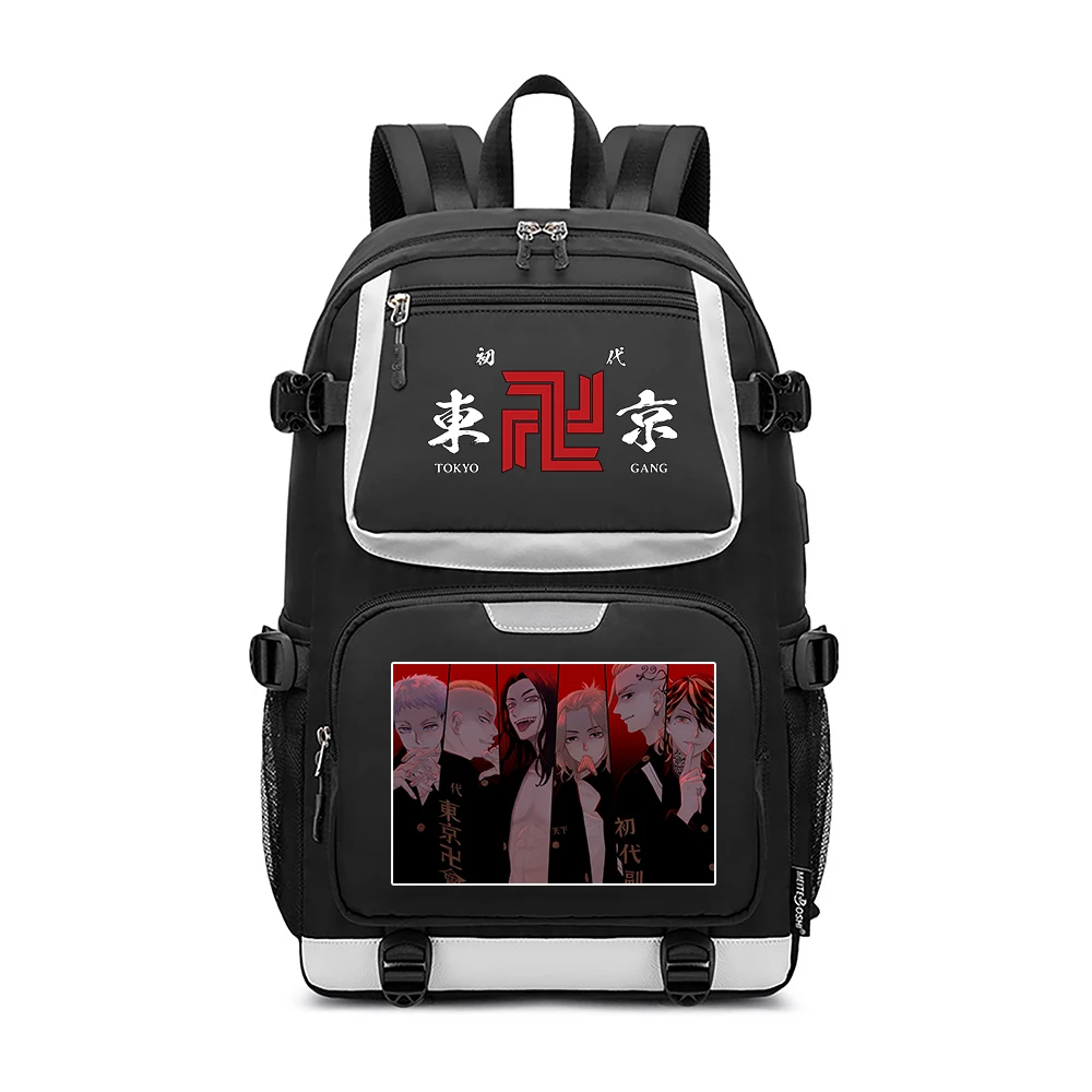 Tokyo Revengers Anime School Bags Cartoon Bookbag Nylon Travel Backpack Kawaii USB Charging Laptop Bagpack Unisex Large Daypack
Tokyo Revengers Anime School Bags Cartoon Bookbag Nylon Travel Backpack Kawaii USB Charging Laptop Bagpack Unisex Large Daypack