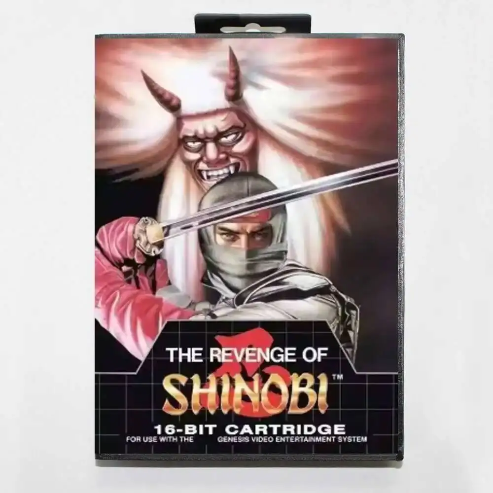 Revenge of Shinobi MD Game Card 16 Bit USA Cover for Sega Megadrive Genesis Video Game Console Cartridge
Revenge of Shinobi MD Game Card 16 Bit USA Cover for Sega Megadrive Genesis Video Game Console Cartridge
