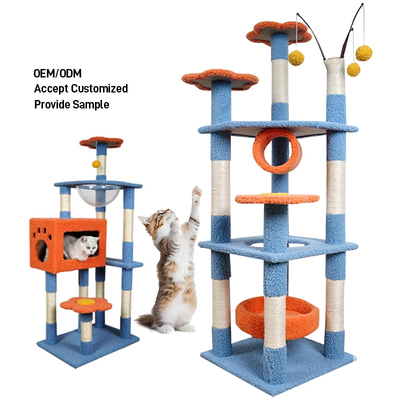 Factory Wholesale Flower Cat Tree Tower Houses Scratches Climbing Cute Luxury Pet Cat Tree for Indoor Kitten
Factory Wholesale Flower Cat Tree Tower Houses Scratches Climbing Cute Luxury Pet Cat Tree for Indoor Kitten
