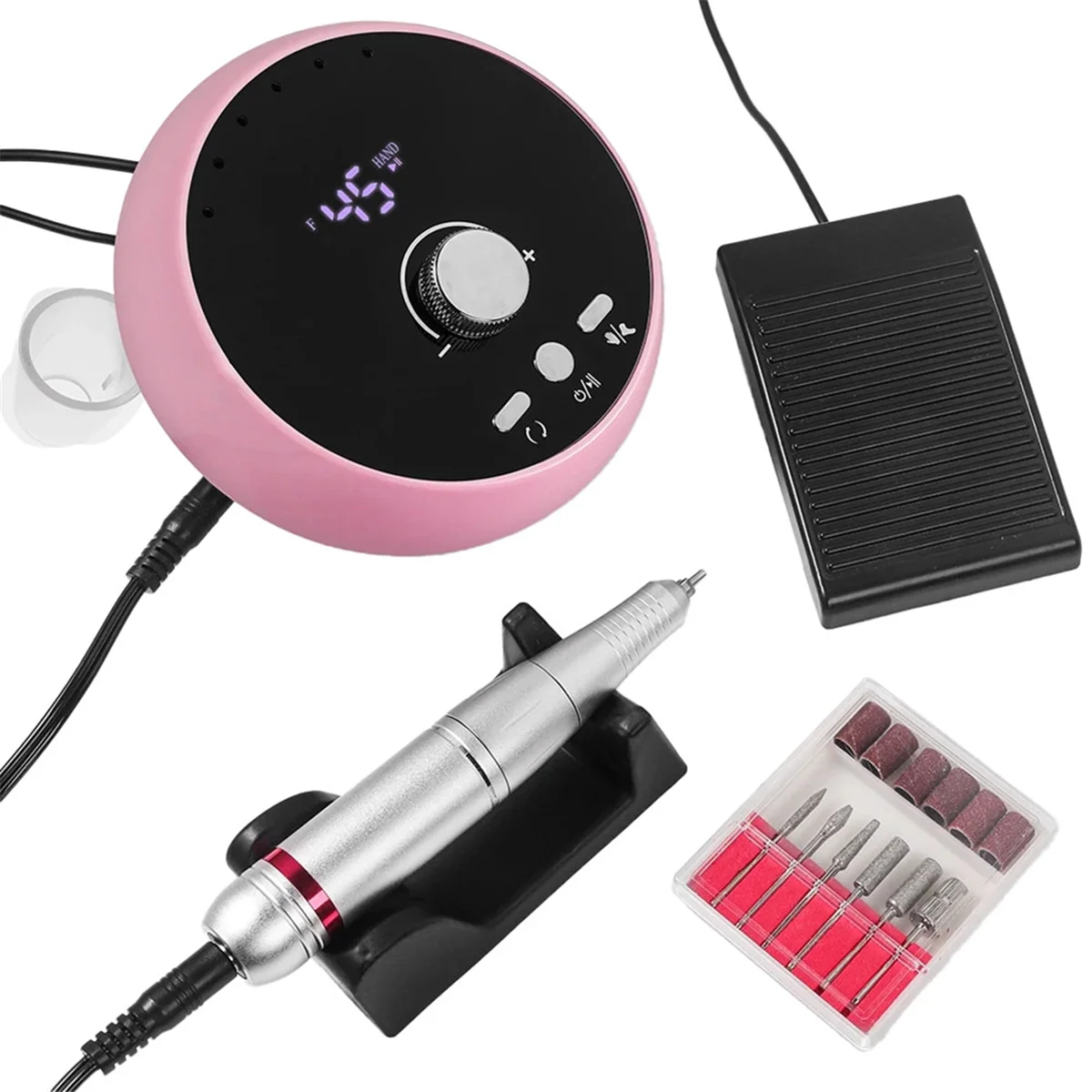 A27U Hot Electric Nail Drill Professional Manicure Machine Brushless Motor Nails Sander Set Nail Polisher Equipment US PLUG,B
A27U Hot Electric Nail Drill Professional Manicure Machine Brushless Motor Nails Sander Set Nail Polisher Equipment US PLUG,B