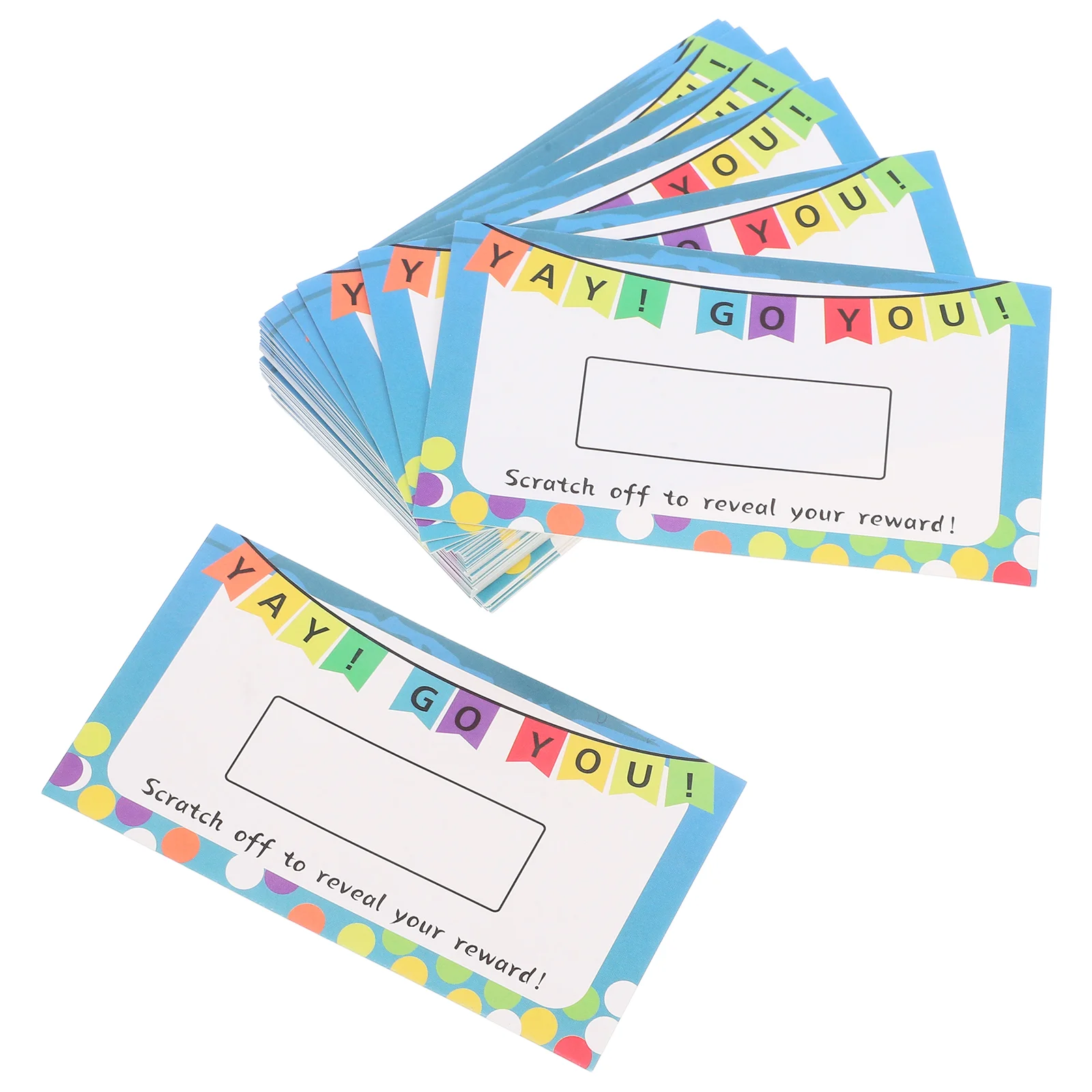 100 Pcs Scratch Off Cards Blank Scratch Card Game Tickets for Kids Students Classroom Motivation Fun Reward Activities
100 Pcs Scratch Off Cards Blank Scratch Card Game Tickets for Kids Students Classroom Motivation Fun Reward Activities