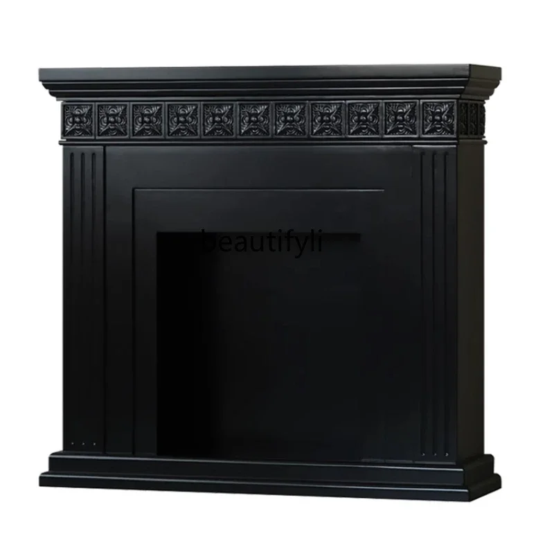Nordic Black Color with Carved Flower Vintage Fireplace Curio Cabinet Shelf Side Cabinet Living Room Entrance Cabinet
Nordic Black Color with Carved Flower Vintage Fireplace Curio Cabinet Shelf Side Cabinet Living Room Entrance Cabinet