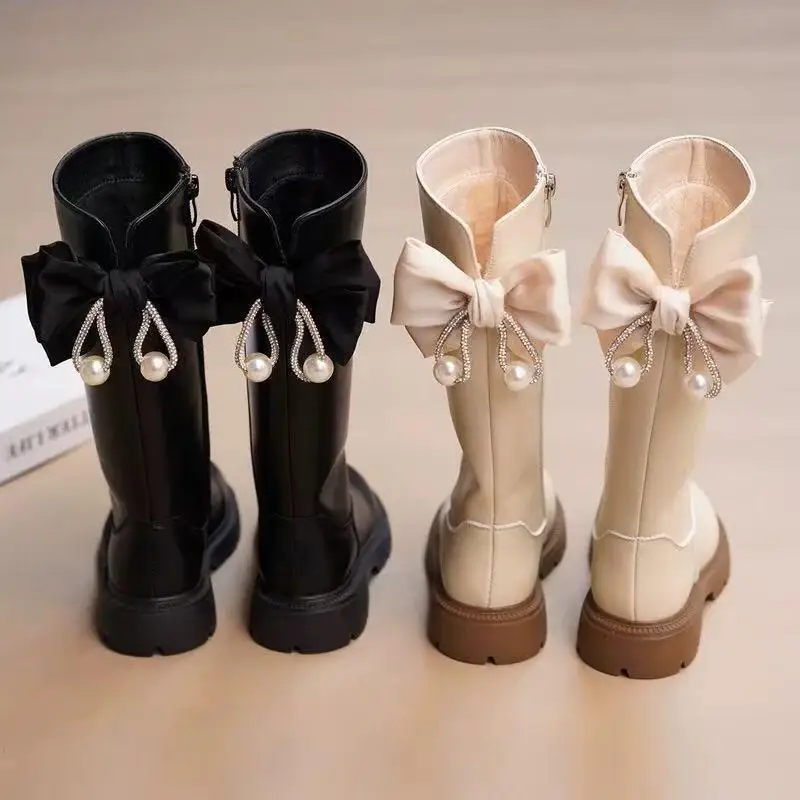 Casual Kawaii Shoe Fashion Childrens Shoe Children Boots 2025 New Winter Fleece Lined Girls British Style High Boots Long Boots
Casual Kawaii Shoe Fashion Childrens Shoe Children Boots 2025 New Winter Fleece Lined Girls British Style High Boots Long Boots