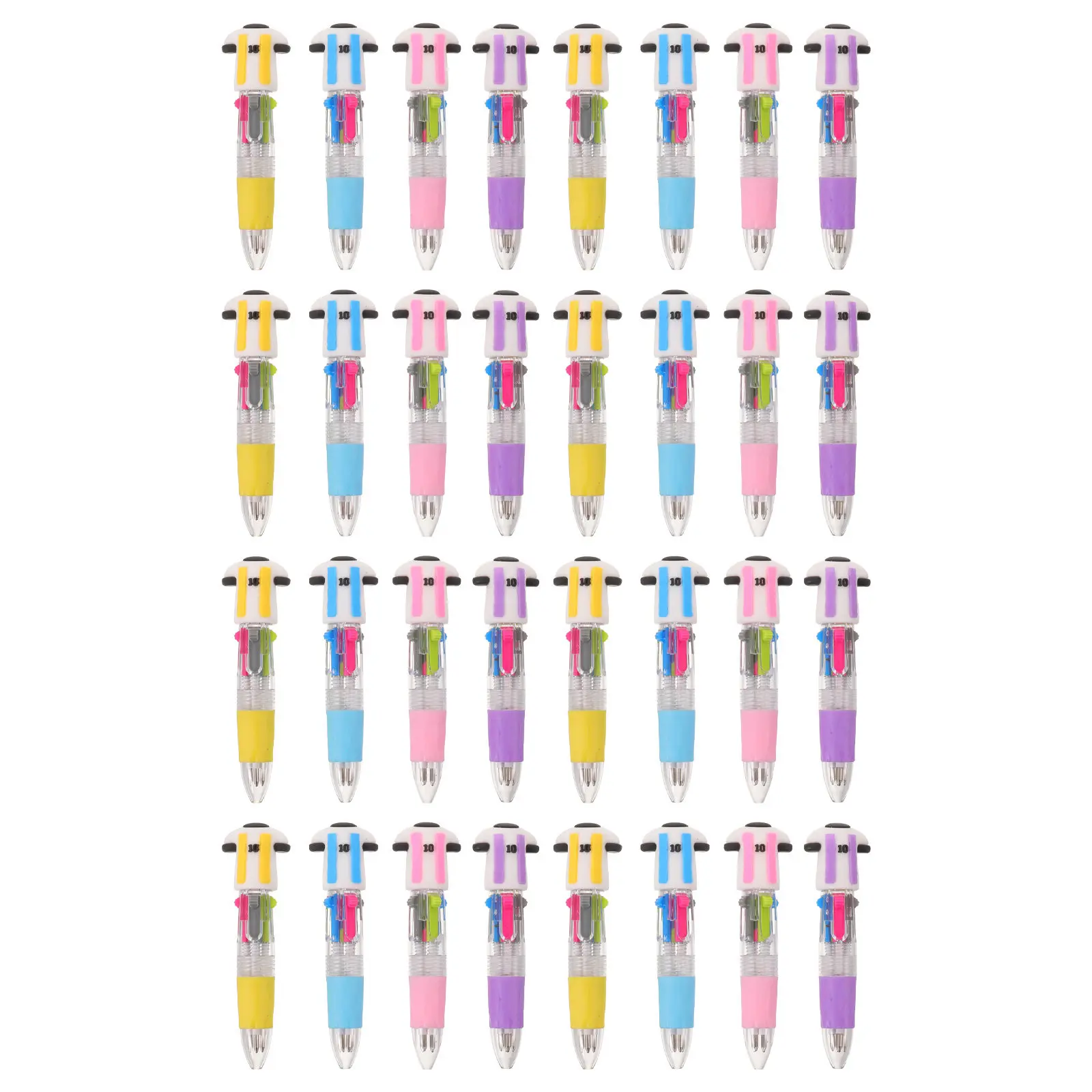 24Pcs Football Jersey Themed Ballpoint Pens Multicolor Smooth Writing Cute Stationery Sports Party Favor Pens for Students Kids
24Pcs Football Jersey Themed Ballpoint Pens Multicolor Smooth Writing Cute Stationery Sports Party Favor Pens for Students Kids