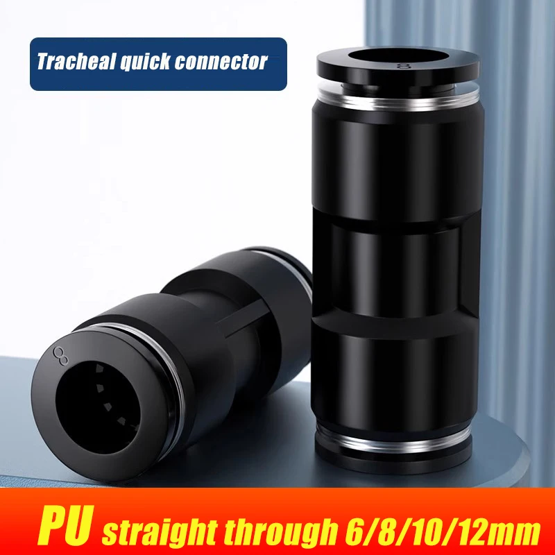 1-50pcs/lot High Quality Pneumatic Fitting Black Straight Push Plastic Connector 6/8/10/12mm Trachea Connector PU
1-50pcs/lot High Quality Pneumatic Fitting Black Straight Push Plastic Connector 6/8/10/12mm Trachea Connector PU