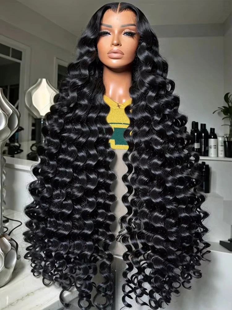250 Density 13x6 HD Loose Wave Lace Frontal Wigs Brazilian 13x4 Loose Deep Waves Lace Front Human Hair Wigs 30 40 inch For Women
250 Density 13x6 HD Loose Wave Lace Frontal Wigs Brazilian 13x4 Loose Deep Waves Lace Front Human Hair Wigs 30 40 inch For Women