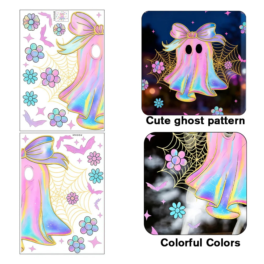 Halloween Ghost Wall Stickers – Colorful Cute Ghost Decals for Party Home Decoration DIY Window Stickers Halloween Decoration
Halloween Ghost Wall Stickers – Colorful Cute Ghost Decals for Party Home Decoration DIY Window Stickers Halloween Decoration