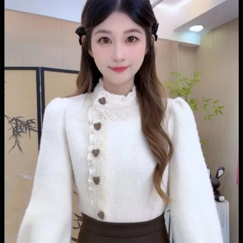 French Ladies Solid Color Loose Tops Spring Autumn Female High-end Long Sleeved T-shirt Jacket Women Fashion Casual Shirts Coat
French Ladies Solid Color Loose Tops Spring Autumn Female High-end Long Sleeved T-shirt Jacket Women Fashion Casual Shirts Coat
