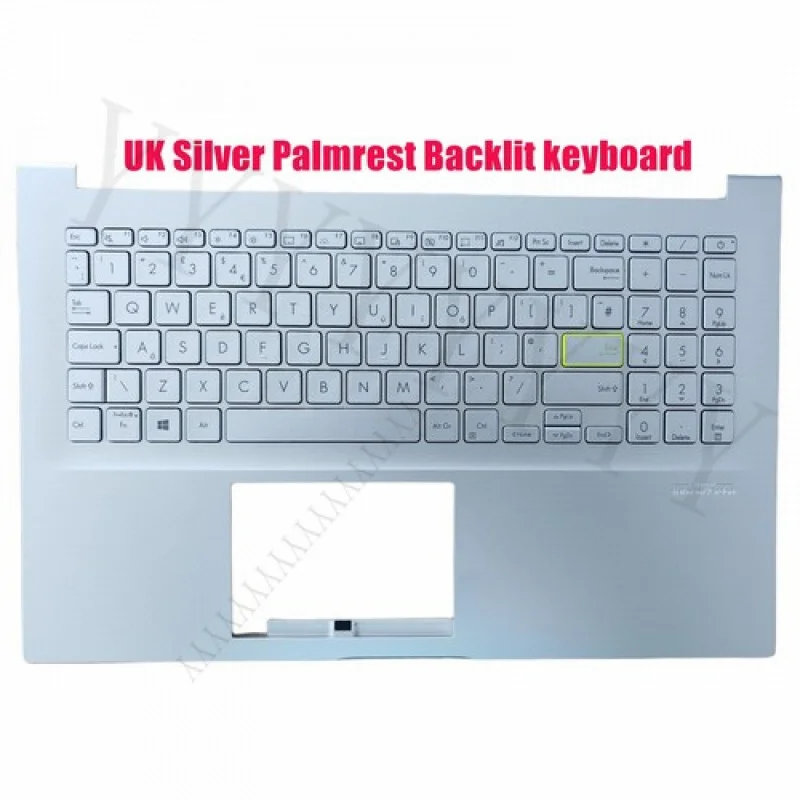 Q UK Silver Palmrest Backlit keyboard for Asus X513IA S513IA F513E K513E M513U
Q UK Silver Palmrest Backlit keyboard for Asus X513IA S513IA F513E K513E M513U
