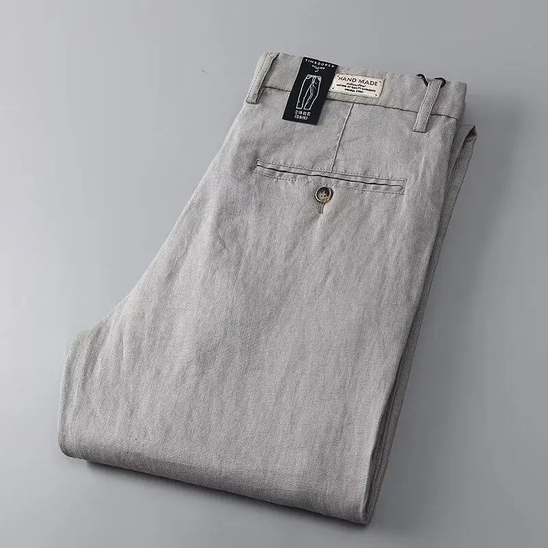 Italian Men's Business Casual Pants 2025 New Summer Loose Straight Teen West Classic Luxury Men's Clothing Formal Pants for Man
Italian Men's Business Casual Pants 2025 New Summer Loose Straight Teen West Classic Luxury Men's Clothing Formal Pants for Man