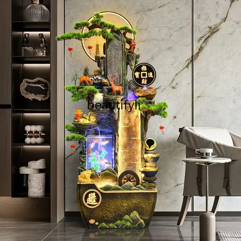 TTT New arrive Large rockery fish tank flowing water living room courtyard circulating water landscape floor decoration
TTT New arrive Large rockery fish tank flowing water living room courtyard circulating water landscape floor decoration