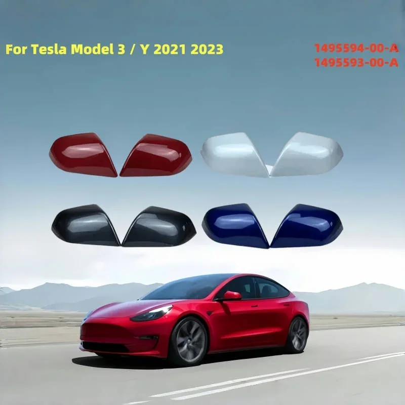 One Pair For Tesla Model 3 / Model Y 2021 2022 2023 Replace Rear View Mirror Covers Accessoires Door Side Mirror Covers
One Pair For Tesla Model 3 / Model Y 2021 2022 2023 Replace Rear View Mirror Covers Accessoires Door Side Mirror Covers