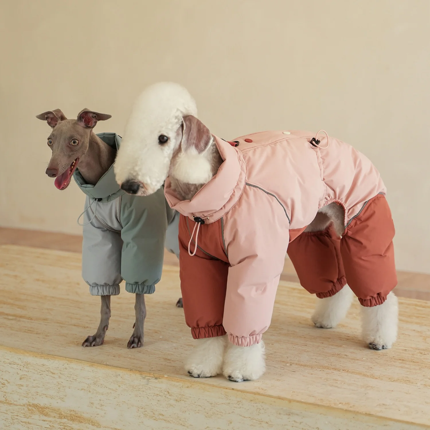 Winter Warm Four Legs Blue Down Coat for Italian Greyhound Soft Waterproof Windproof Adjustable High-Neck Jacket for Bedlington
Winter Warm Four Legs Blue Down Coat for Italian Greyhound Soft Waterproof Windproof Adjustable High-Neck Jacket for Bedlington