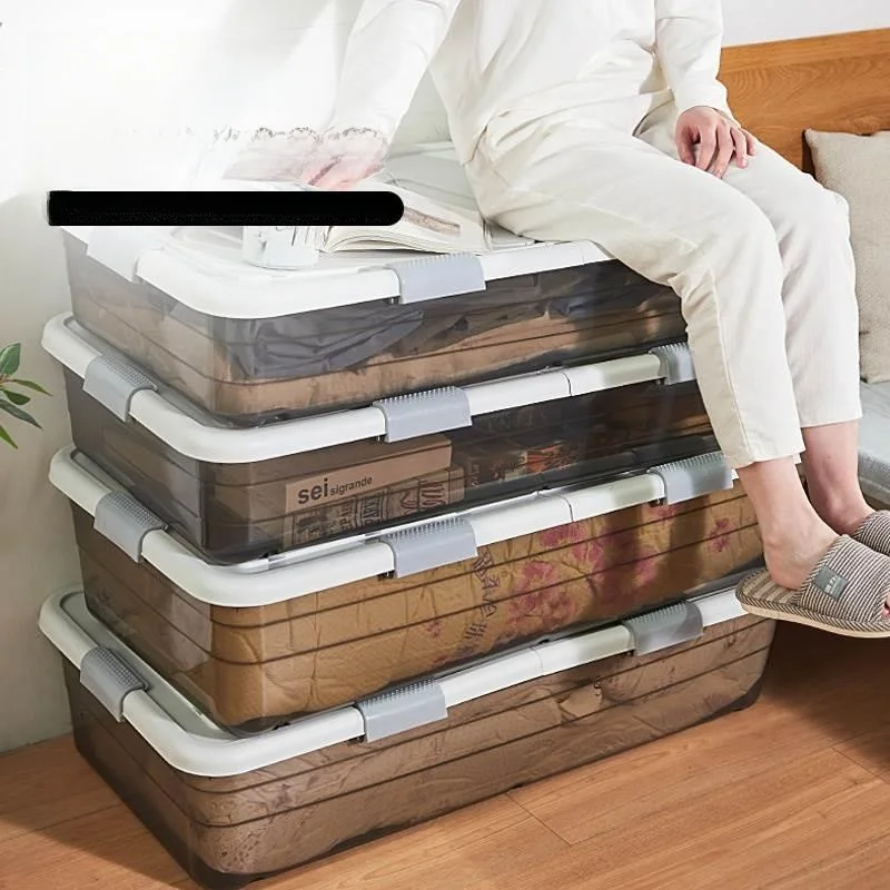 Flat under Bed Plastic Storage Box Derp for Clothes And Quilts Nordic Sle aron Color Household Storage Tools
Flat under Bed Plastic Storage Box Derp for Clothes And Quilts Nordic Sle aron Color Household Storage Tools