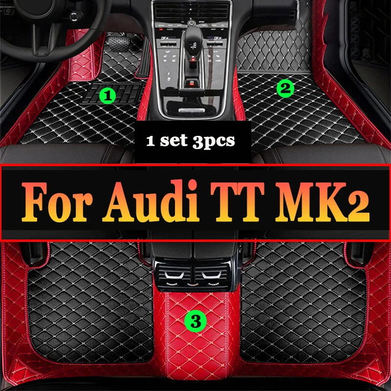 Автомобильные коврики для Audi TT 8J MK2 2007 ~ 2014, роскошный кожаный коврик, автомобильные коврики, прочные защитные коврики, набор автомобильных аксессуаров 2008
Автомобильные коврики для Audi TT 8J MK2 2007 ~ 2014, роскошный кожаный коврик, автомобильные коврики, прочные защитные коврики, набор автомобильных аксессуаров 2008