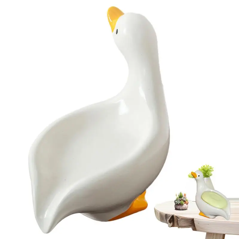 Draining Soap Dish Duck Laundry Soap Dish Storage Case Non-Slip Stable Multifunctional Sponge Storage Decorative Soap Saver For
Draining Soap Dish Duck Laundry Soap Dish Storage Case Non-Slip Stable Multifunctional Sponge Storage Decorative Soap Saver For