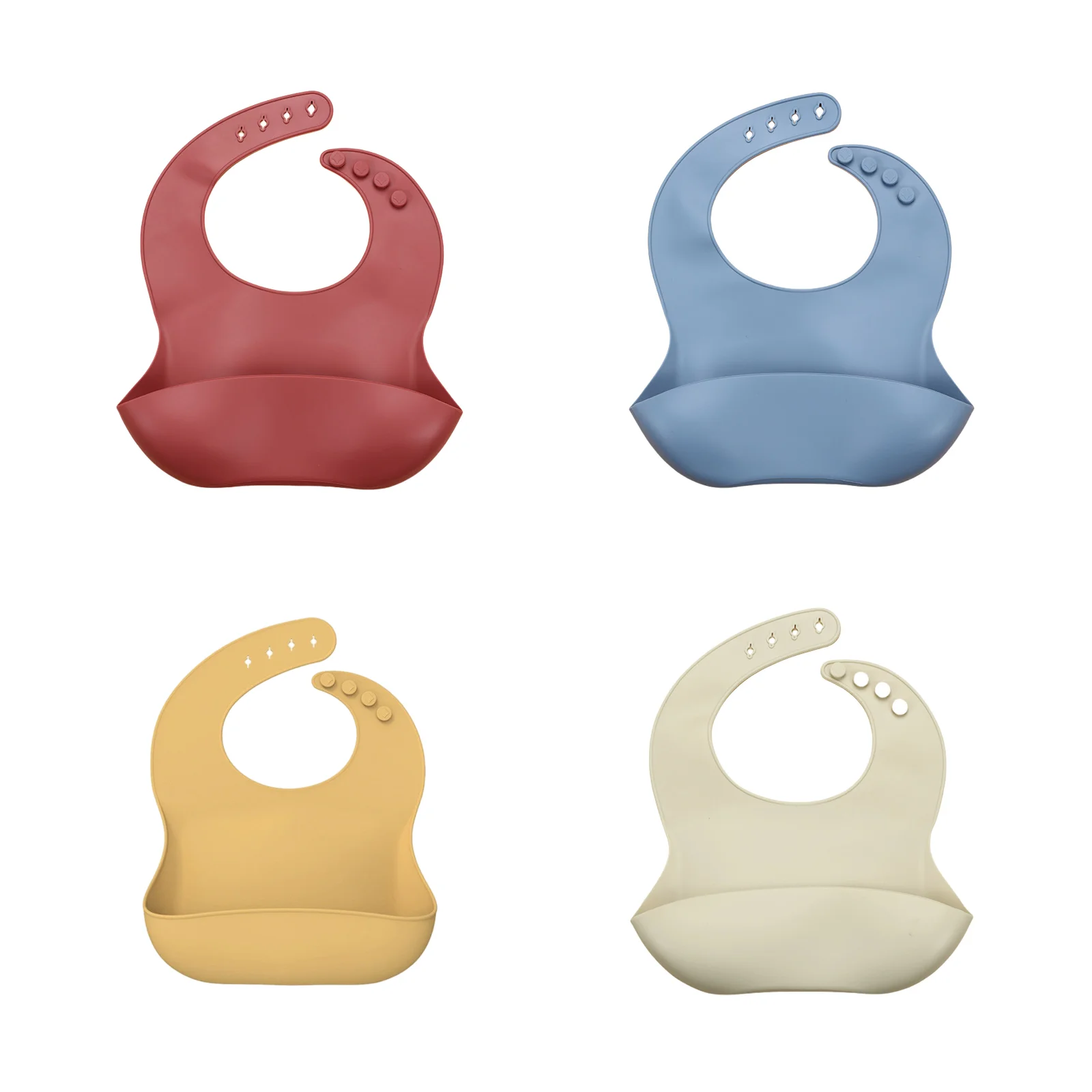 Набор детских силиконовых нагрудников (4 шт.) (красный/синий/желтый/бежевый)
Набор детских силиконовых нагрудников (4 шт.) (красный/синий/желтый/бежевый)
