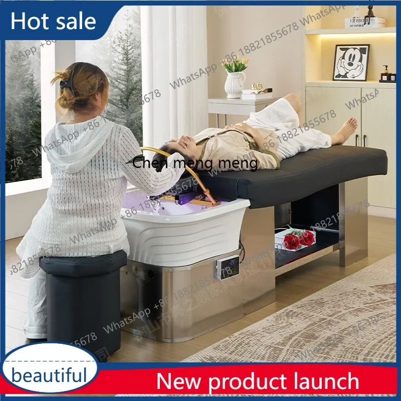 A6239 Thai hair treatment shampoo bed Barber shop with water heater Water circulation fumigation integrated beauty bed
A6239 Thai hair treatment shampoo bed Barber shop with water heater Water circulation fumigation integrated beauty bed