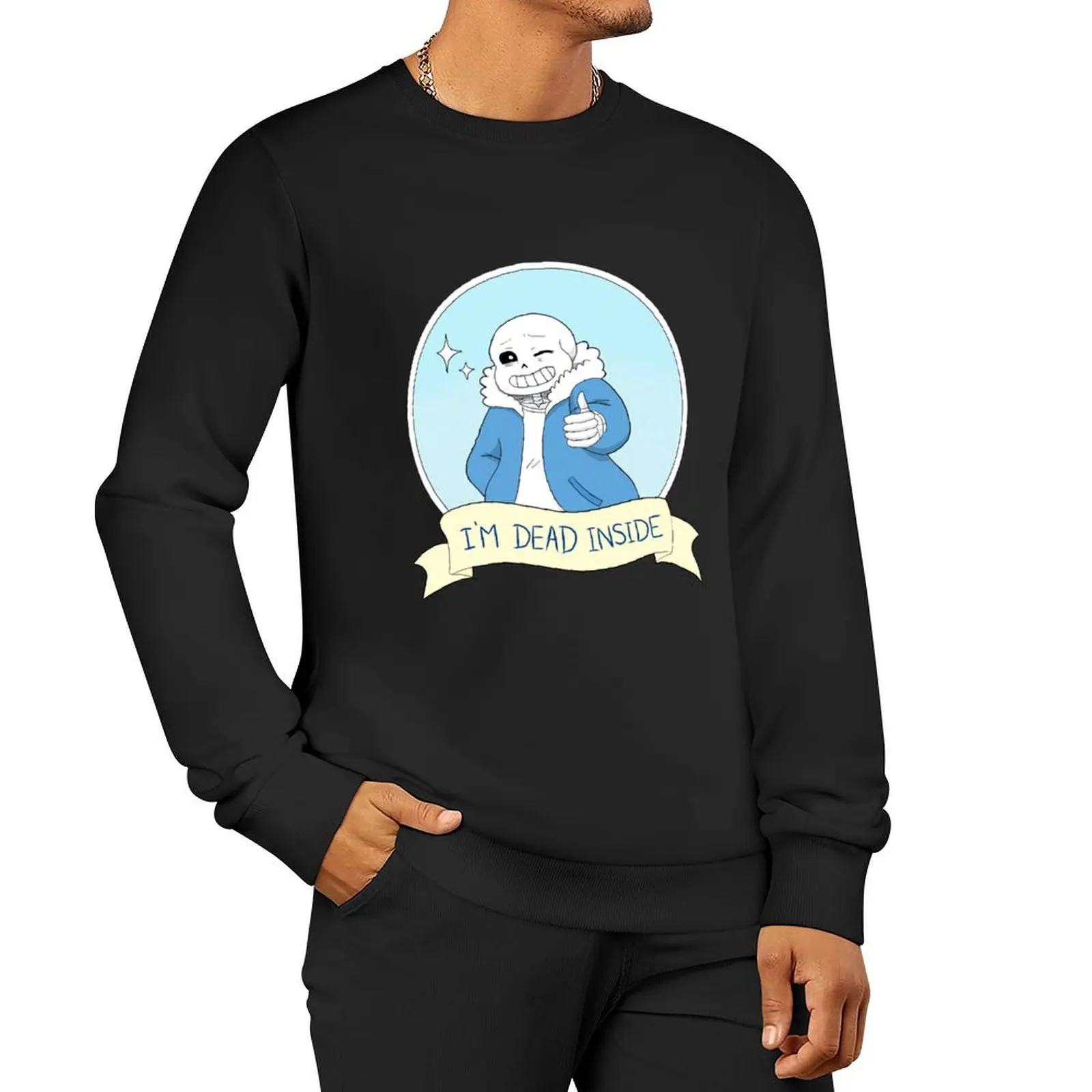 Undertale - Sans I'm Dead Inside Pullover Hoodie tracksuit men wear men's sweatshirt
Undertale - Sans I'm Dead Inside Pullover Hoodie tracksuit men wear men's sweatshirt