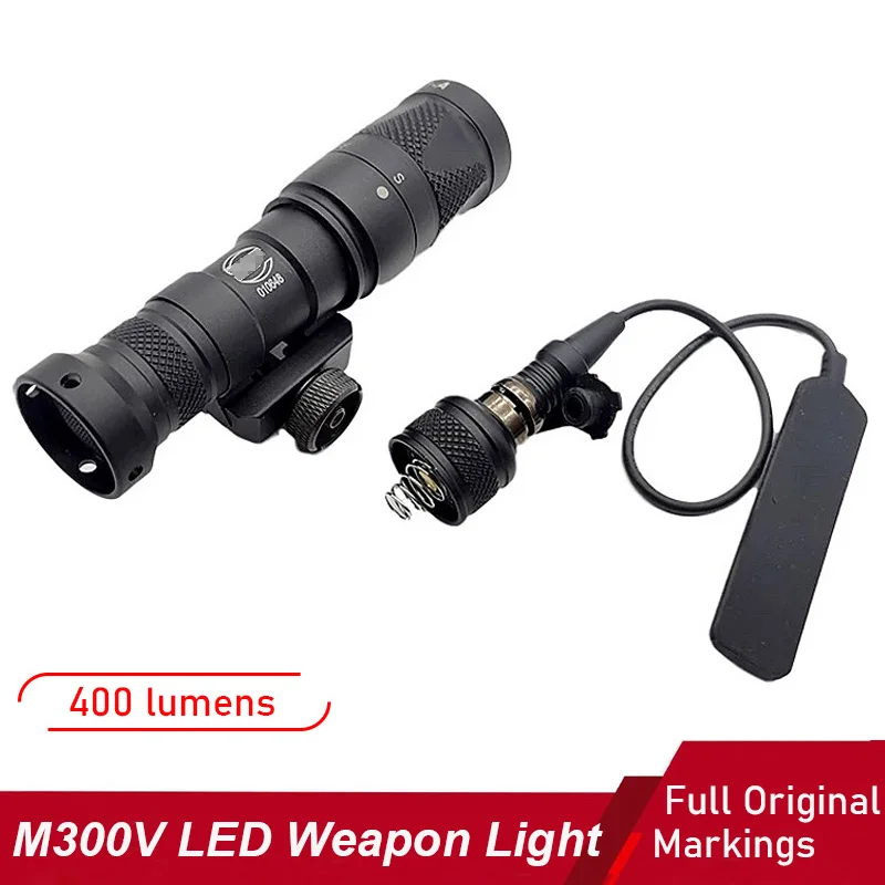 M300V Scout Light Ультра светодиодные фонари Алюминиевый корпус Тактический фонарик 400 люмен Выход Охотничья винтовка Белый свет
M300V Scout Light Ультра светодиодные фонари Алюминиевый корпус Тактический фонарик 400 люмен Выход Охотничья винтовка Белый свет